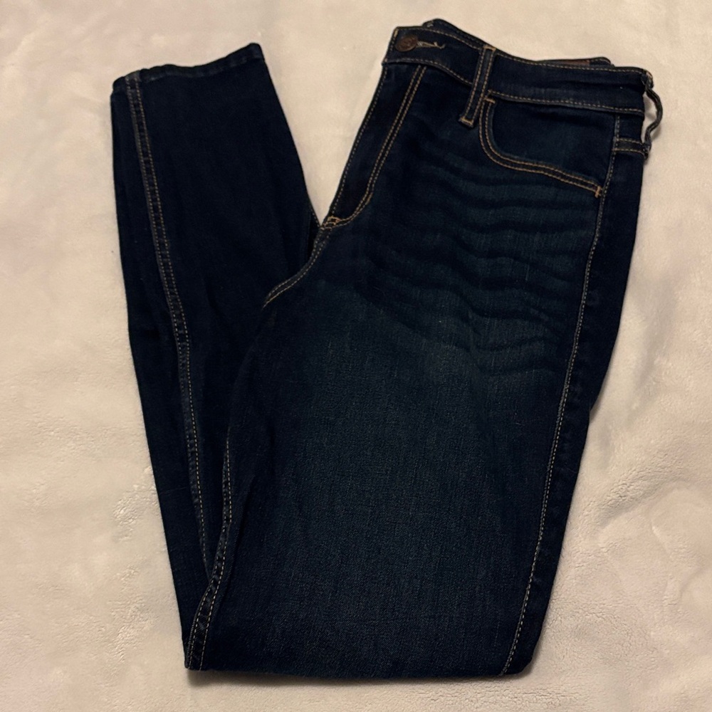 Hollister Dark Blue Denim Skinny Jeans